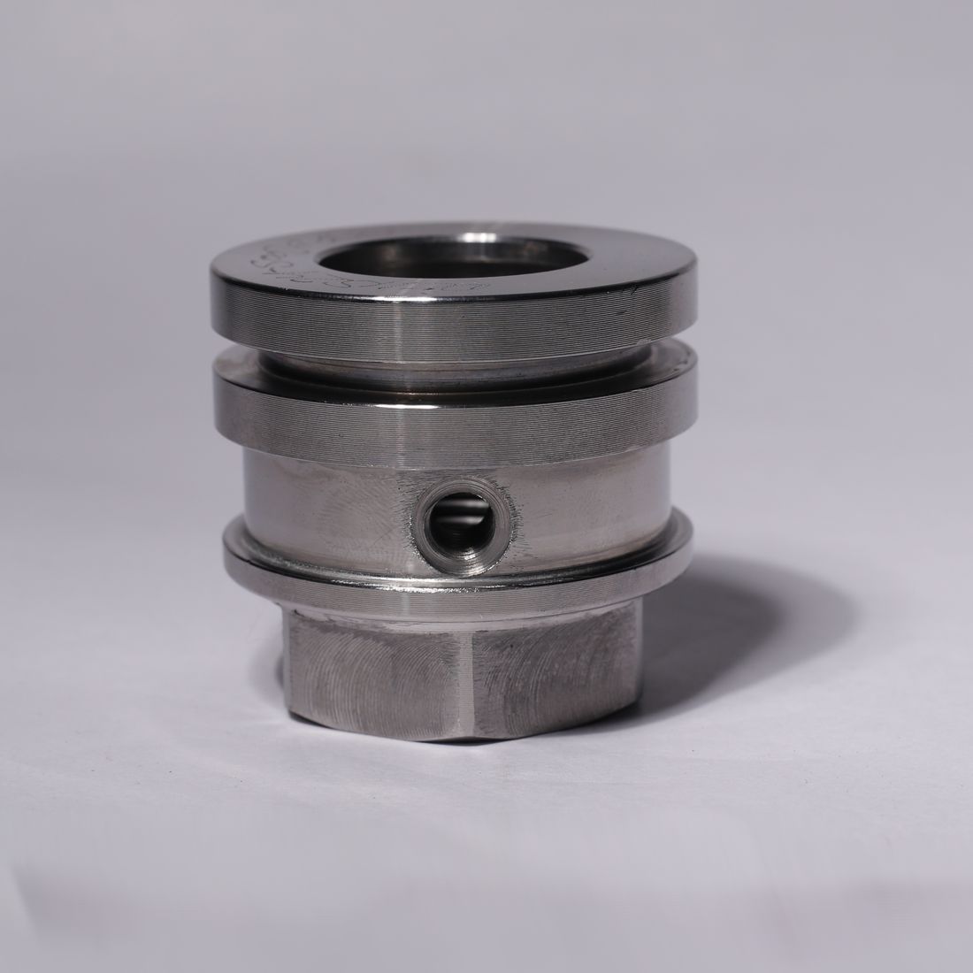 Cross-drilled and milled component